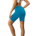 thumbnail image 1 of Audhol Gym Outfits for Women Set! Biker Shorts Women High Waist Gym Biker Shorts Workout Running Athletic Cycling Leggings with Pockets Workout Shorts Women Sky Blue L, 1 of 5