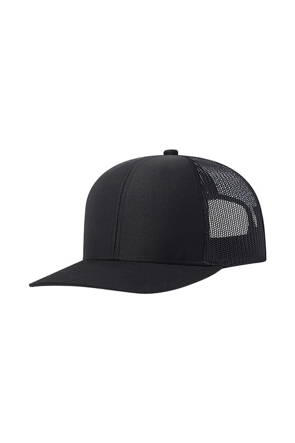 Hats for Women Men's Women's Fashion Slightly Curved Duck Tongue Cap Wide Brim Spring and Summer Breathable Mesh Cap Camouflage Baseball Cap Hat Black M