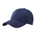 thumbnail image 1 of Audhol Hats for Women Solid Color Duck Hat Trend Personality Outdoor Print Breathable Mesh Hat Hat Navy One Size, 1 of 6