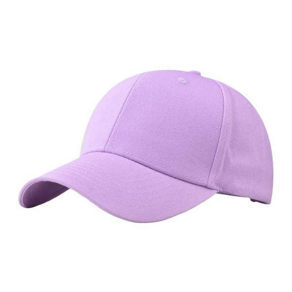 Audhol Hats for Women Solid Color Duck Hat Trend Personality Outdoor Print Breathable Mesh Hat Hat Purple One Size