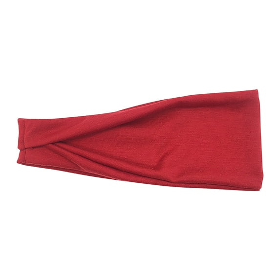 Audhol Headbands for Women Women Casual Yoga Hairband Sports Elastic Sweat Absorbing Headband Skincare Headband Red One Size