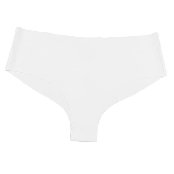 Audhol High Waisted Underwear for Women! Women's Mixed Color 5 Pack Ice Silk Seamless High Elastic Breathable Briefs Women’S Underwear White L