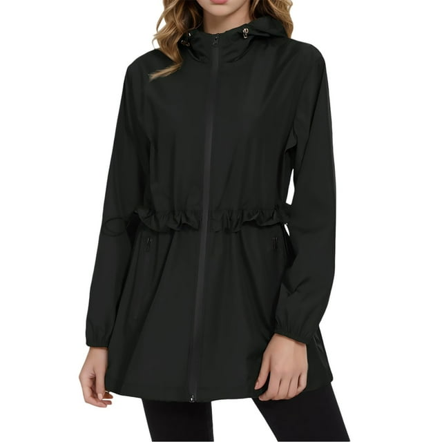 Audhol Jackets for Women Rain Jackets for Women Water Proof Packable