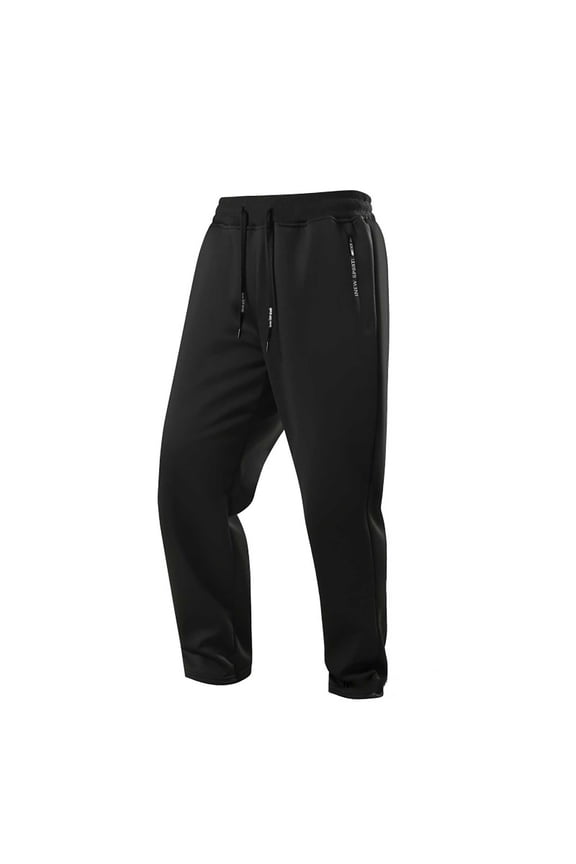 Joggers for Women Unisex Winter Warm Lined Athletic Joggers Pants with Pockets Fleece Lined Bottoms Sweat Pants for Womens Black M