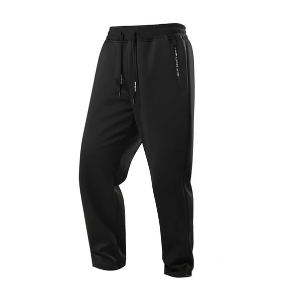 Audhol Joggers for Women Unisex Winter Warm Lined Athletic Joggers Pants with Pockets Fleece Lined Bottoms Sweat Pants for Womens Black S