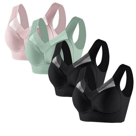 Audhol Lace Bralette Push Up Bras for Women Blue 4XL