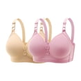 thumbnail image 1 of Audhol Minimizer Bras for Women High Support Bras for Women Adjustable Strap Full Coverage Up Bras Comfortable No Underwire Wireless Bras Bras for Women No Underwire Hot Pink 46, 1 of 8