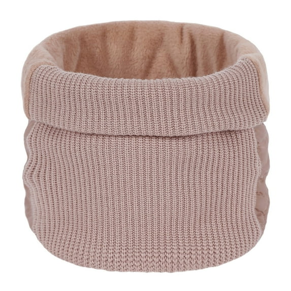 Audhol Neck Warmers for Women Velvet Scarf Outdoor Neck Sleeve Thickened Warm Scarf Knitted Splicing Color Pullover Neck Sleeve Fake High Neck Neck Gaiter Women Khaki One Size