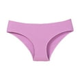 thumbnail image 1 of Audhol Panties for Women! Women Low Waist Panties Solid Color Briefs Elastic Waistband Seamless Female Briefs Soft Solid Color Cotton Panties Thongs for Women F S, 1 of 5