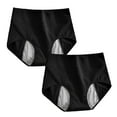 thumbnail image 1 of Audhol Period Underwear! Womens High Waisted Bikini Underwear Smooth Hipster Underwear Breathable Ladies Period Underwear for Women Dark Blue M, 1 of 8