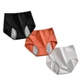 thumbnail image 1 of Audhol Period Underwear for Women! Womens High Waisted Bikini Underwear Smooth Hipster Underwear Breathable Ladies Period Underwear Dark Gray L, 1 of 8