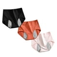 thumbnail image 1 of Audhol Period Underwear for Women! Womens High Waisted Bikini Underwear Smooth Hipster Underwear Breathable Ladies Period Underwear Rose Gold XL, 1 of 8