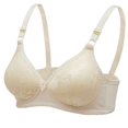 thumbnail image 1 of Audhol Push Up Bras for Women High Support Bras for Women Adjustable Strap Full Coverage Up Bras Comfortable No Underwire Wireless Bras Bras for Women No Underwire Beige 36, 1 of 9