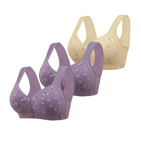 Audhol Push Up Bras for Women Front Closure Bras for Women Dark Blue 42