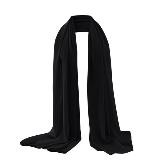 Audhol Scarf for Women Women's Soft Solid Color Shawl Baotou Pearl Chiffon Shawl Muslim Hijab Women's Scarves & Wraps O One Size