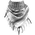 thumbnail image 1 of Audhol Shawl Wraps for Women Arab Plaid Fringe Lightweight Scarf Cotton Head Neck Scarf With Tassel for Outdoor Camping Accessory Unisex Womens Warm Shawl White One Size, 1 of 6