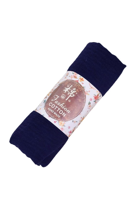 Shawl Wraps for Women Large Size Breathable Cotton Scarf Headkerchief for Women Muslim Head Neck Headwear Wrap Shawl Womens Warm Shawl Navy One Size