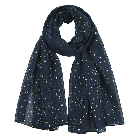 Audhol Shawl Wraps for Women Women Scarf Gift Scarves Shawl Soft Lightweight Scarf Retro Flower Printing Neck Wrap Shawl Gift Shawl Womens Warm Shawl Navy One Size