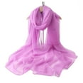 thumbnail image 1 of Audhol Shawl Wraps for Women Lady Scarf Soft Lightweight Thin Women Summer Neck Wrap for Vacation Wrap Scarf for Women Beach Purple One Size, 1 of 4