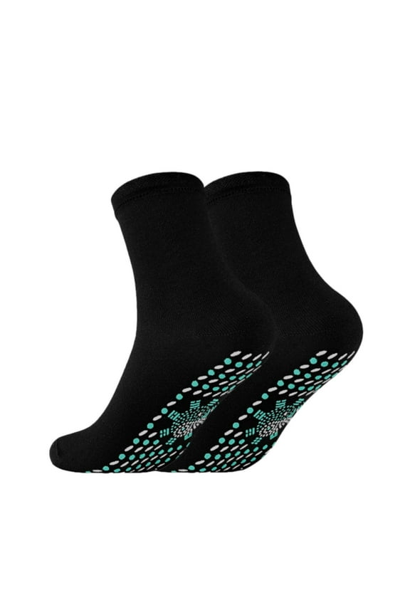 Socks For Women Heated Socks Tourmaline Self Heating Comfortable Winter Warm Unisex Breathable Warm Cotton Socks For Outdoor Skiing Winter Self Heating Socks Fuzzy Socks Black One Size