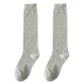 thumbnail image 1 of Audhol Socks for Women Women's Winter Thickening Warm Medium Length Leg Socks Keep Warm Sock High The Knee Lightweight Cotton Socks Black Socks for Women Grey One Size, 1 of 4