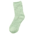 thumbnail image 1 of Audhol Socks for Women Women's Solid Color 1 Pair Plush Socks Winter Solid Color Thickened Floor Sleeping Plush Socks Womens Socks Mint Green A, 1 of 5