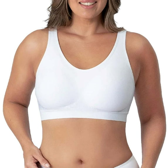Audhol Sports Bra Seamless Bra White 2XL