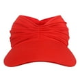 thumbnail image 1 of Audhol Sports Outdoor Sun Visor Hat Beach Sun Visor Women's Sun Hat Women's Outdoor Sports Hat Visor Adjustable Beach Red One Size, 1 of 3