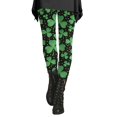 thumbnail image 1 of Audhol St Patricks Day Leggings for Women Women's St. Patrick's Day Autumn and Winter Leggings Artistic Printed Soft Stretchy Pants St Patricks Day Pants E 4XL, 1 of 4