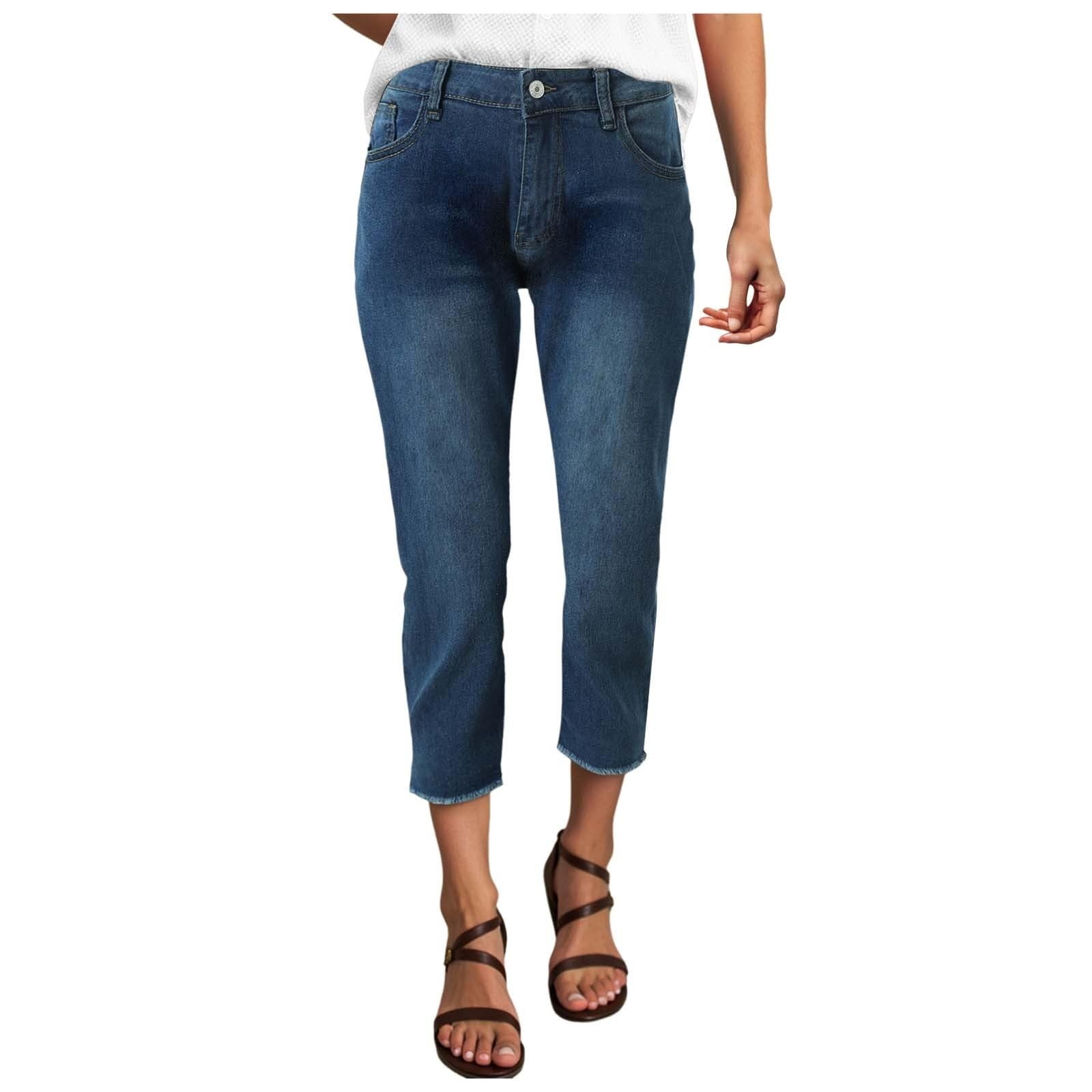 Audhol Stretchy Jeans For Women 3 4 Hose Damen Jeans Leggings 7 8 High audhol-stretchy-jeans-for-women-3-4-hose-damen-jeans-leggings-7-8-high