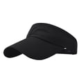 thumbnail image 1 of Audhol Sun Visor Adult Casual Fashion Solid Adjustable Outdoor Sunshade Breathable Visors Hat Visor Hats for Women Black One Size, 1 of 6