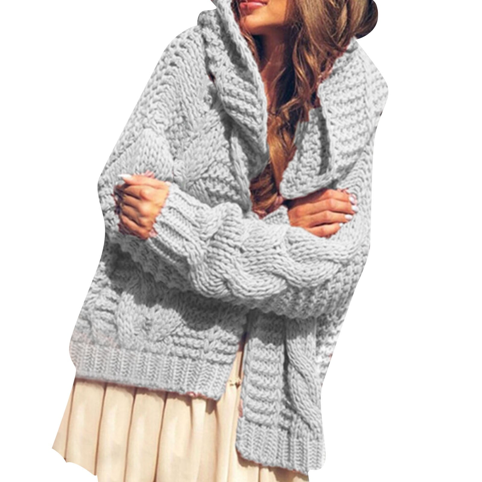Audhol Sweater Pullover Deals Women's Autumn and Winter Heavy Needle