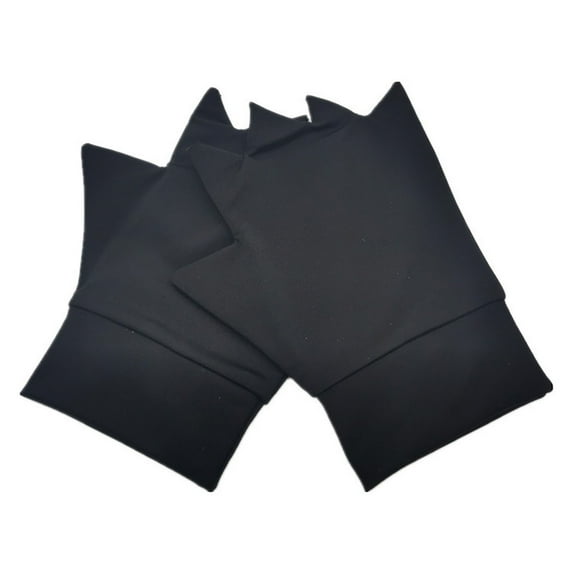 Audhol Thin Water-Resistant Windproof Non-Slip GlovesGloves Half Breathable Elastic Rehabilitation Half Finger Gloves Touchscreen Non-Slip Gloves Black One Size