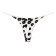 thumbnail image 1 of Audhol Thongs for Women Women's Thin Strap Thong European and American Sports Fitness Yoga Low Waist T Pants Bikini Seamless Underwear Micro Thong Navy M, 1 of 4