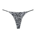 thumbnail image 1 of Audhol Thongs for Women Women's Thin Strap Thong European and American Sports Fitness Yoga Low Waist T Pants Bikini Seamless Underwear Micro Thong Purple L, 1 of 4