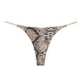 thumbnail image 1 of Audhol Thongs for Women Women's Thin Strap Thong European and American Sports Fitness Yoga Low Waist T Pants Bikini Seamless Underwear Micro Thong Yellow M, 1 of 4