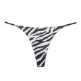 thumbnail image 1 of Audhol Thongs for Women Women's Thin Strap Thong European and American Sports Fitness Yoga Low Waist T Pants Bikini Seamless Underwear Micro Thong orange L, 1 of 4
