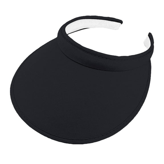 Audhol Visor Hats for Women Summer Outdoors Women Wide Brim Straw Hat Beach Golf Sun Hats Travel Ponytail Sun Cap Beach Hats for Women Black One Size