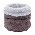 thumbnail image 1 of Audhol Warmer Gaiter Face For Men Women Autumn And Winter Wool Warm Neck Set Single Head Thickened Cold Knit Neck Winter Scarf Neck Coffee One Size, 1 of 2
