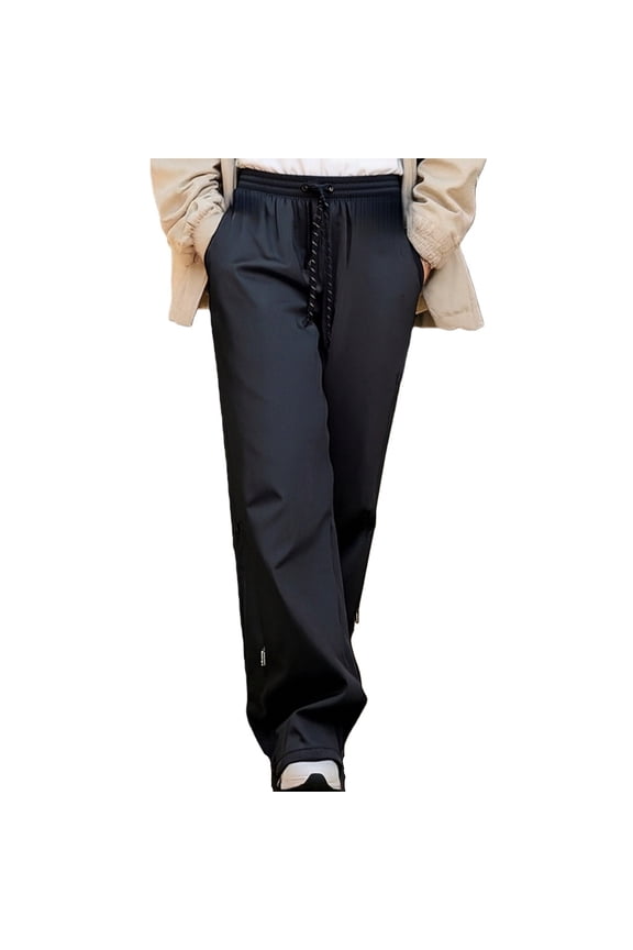 Waterproof Pants Women Womens Hiking Pants Walking Trousers Thermal Fleece Lined Ladies Winter Outdoor Windproof Warm Softshell Hiking Fishing Ski Pants Snow Pants Black L