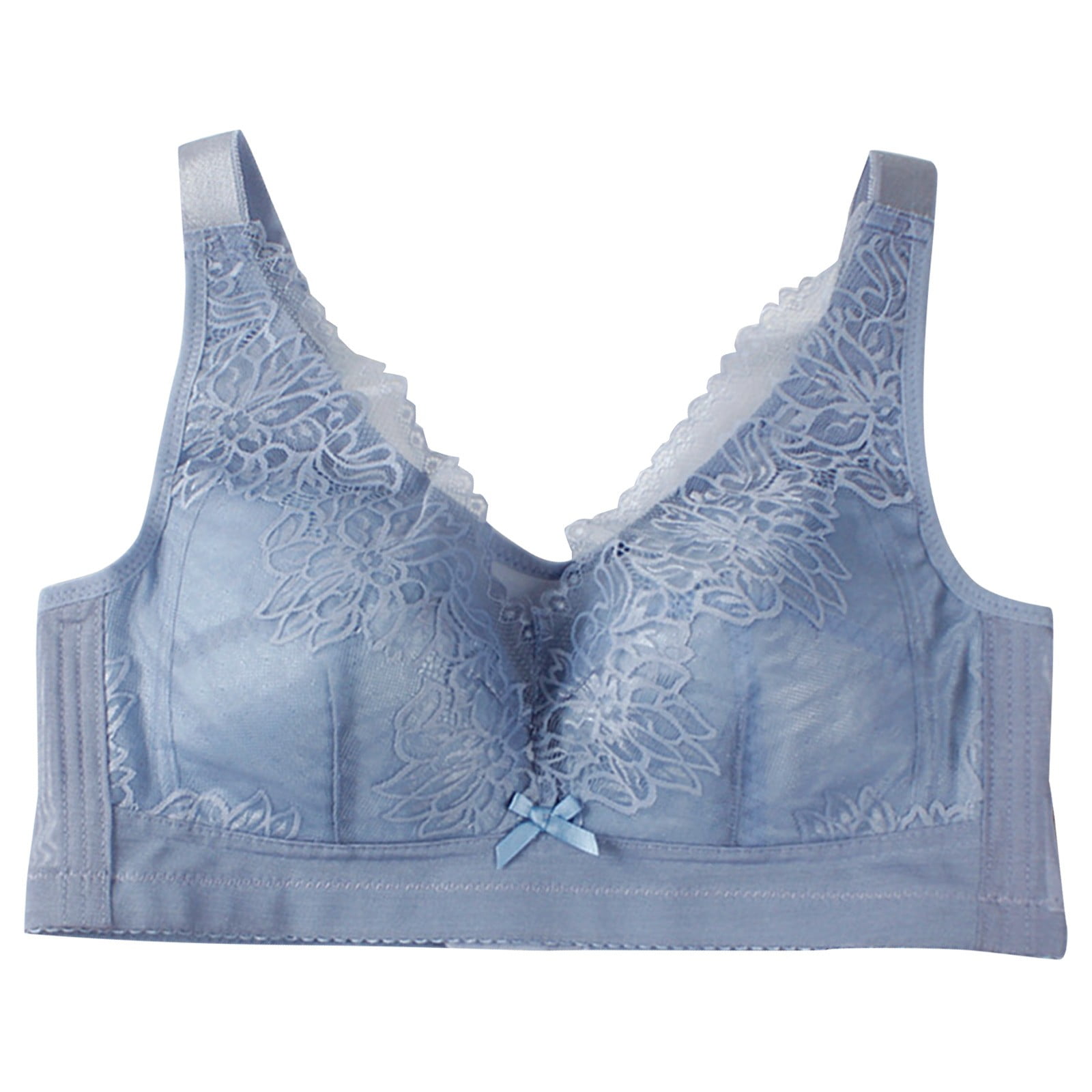 Audhol Wide Strap Bras for Women, Lace Bra Women's Bra Large Breasts ...