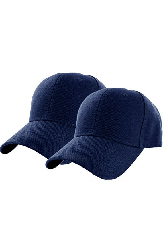Winter Baseball Cap Hat Summer Mens Baseball Solid Sports Casual Color Outdoors Cap 2Pc Summer Baseball Caps Baseball Cap Men Navy One Size