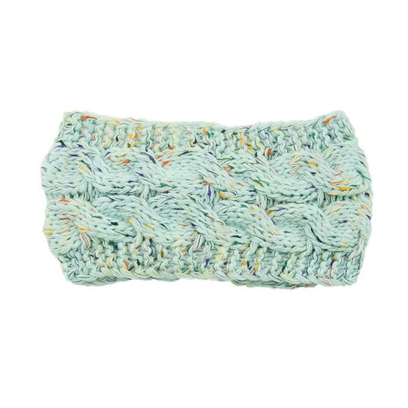 Audhol Winter Headband Winter Cross Ear Warmer Head Wraps Headbands Side Buttons for Use Face Covering Knit Headband N One Size