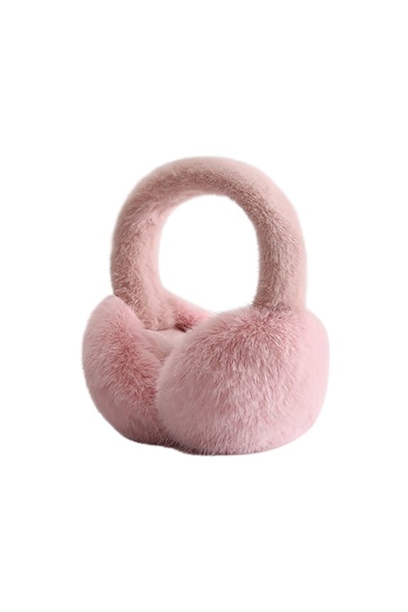 Women Ear Muffs, Cute Fuzzy Ear Warmers Faux Fur Warm Earmuffs Winter Ear Muffs Faux Fur Warm Earmuffs Winter Ear Muffs Pink One Size