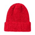 thumbnail image 1 of Audhol Womens Beanie, Beanie Winter Hat for Women Oversized Cable Knit Hats Warm Chunky Knitted Cap for Cold Weather Slouchy Beanie Red One Size, 1 of 4