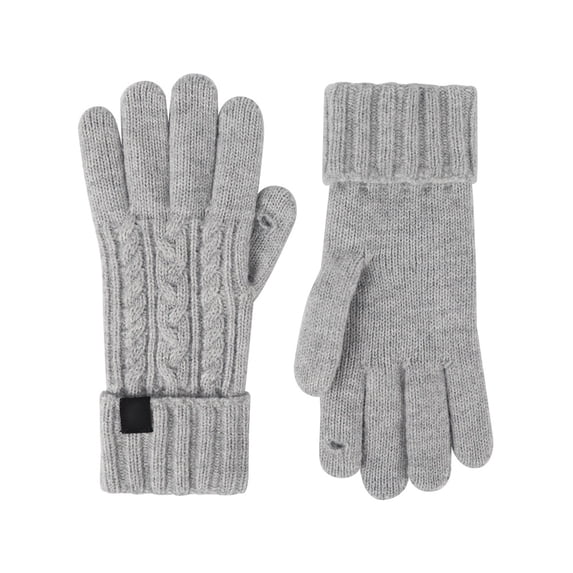 Audhol Womens Gloves Winter Gloves Gloves for Women Cold Weather Winter Gloves Women Warm Knit Gloves Gloves for Women Grey A