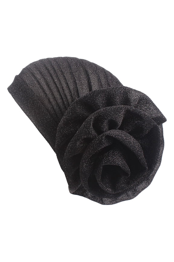 Womens Hats Fashion Women'S Muslim Elastic Band Ethnic Hijab Solid Color Adjustable Small Cap Tube Cap Wrapped Turban Cap Lace Up Bonnet Black S