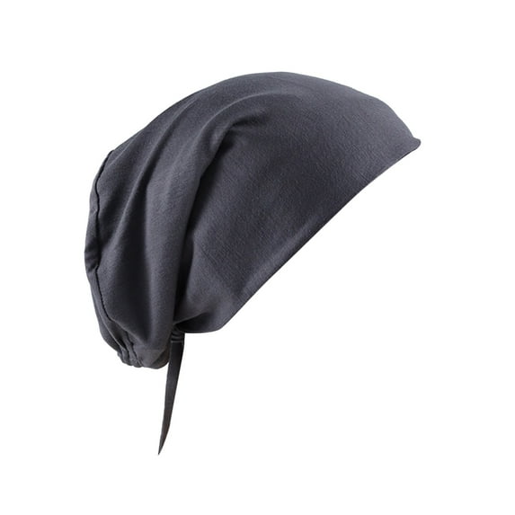 Audhol Womens Hats Fashion Women'S Muslim Elastic Band Ethnic Hijab Solid Color Adjustable Small Cap Tube Cap Wrapped Turban Cap Lace Up Hijab Cap D One Size