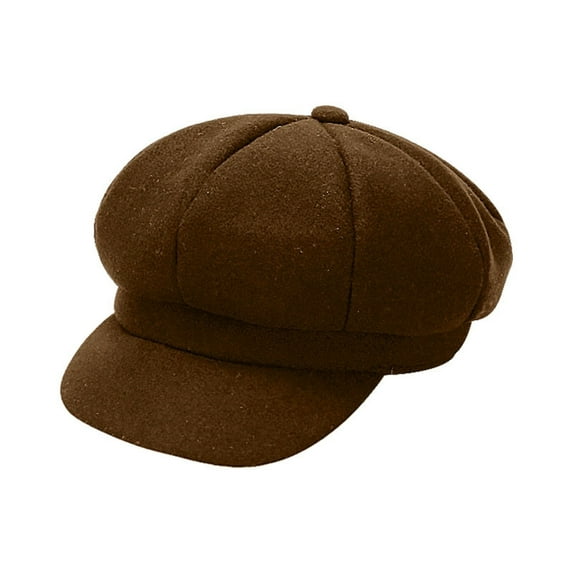 Audhol Wool Berets for Women Ladies Hat Autumn And Winter Warm Fashion Wool Beret Painter Dome Trend Hat Classic French Beret Hats Coffee One Size