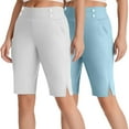 thumbnail image 1 of Audhol Yoga Pants Women, Pants for Women High Waisted Crop Work Pants Summer Casual Slacks Yoga Dress Pant Capri Leggings Pink XL, 1 of 8